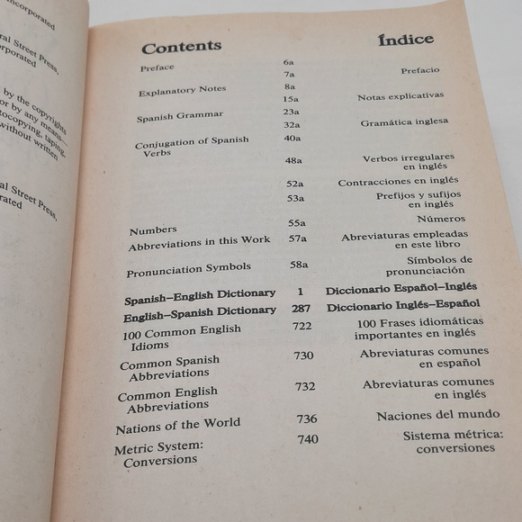 Webster's Comprehensive Spanish-English Dictionary Paperback Book New Edition - Picture 7 of 11